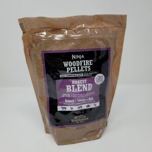 Ninja Woodfire Pellets Robust Blend Grill Wood BBQ 2 Lb Hickory Cherry Maple Oak